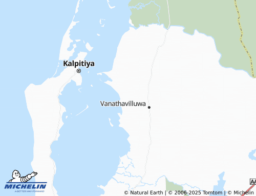 MICHELIN Karathivu South map - ViaMichelin