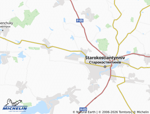 Carte MICHELIN Pashkivtsi - ViaMichelin
