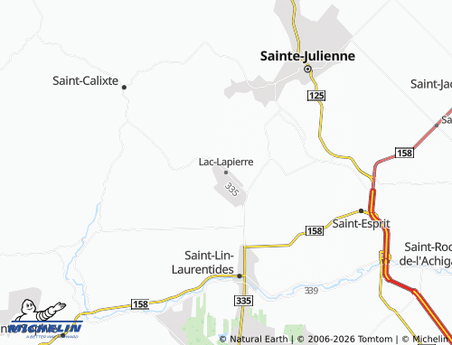 Kaart MICHELIN Lac-Lapierre - ViaMichelin