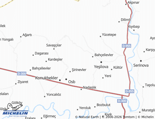 Kaart MICHELIN Beşparmak - ViaMichelin