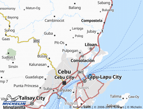 MICHELIN Casili Mandaue map - ViaMichelin