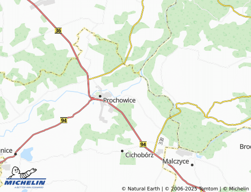 MICHELIN-Landkarte Kwiatkowice - ViaMichelin