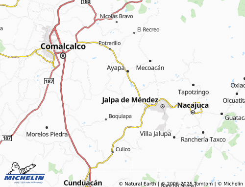 MICHELIN Iquinuapa map - ViaMichelin