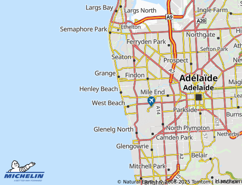 MICHELIN Henley Beach map - ViaMichelin