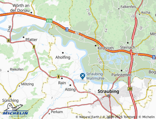 MICHELIN-Landkarte Obermotzing - ViaMichelin