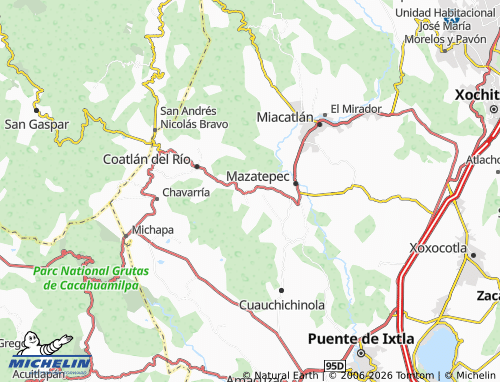 Mapa MICHELIN Tetecala - ViaMichelin
