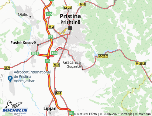 MICHELIN Hajvali map - ViaMichelin