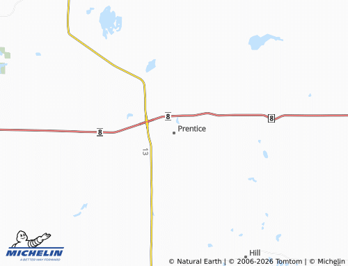 Mapa MICHELIN Prentice - ViaMichelin