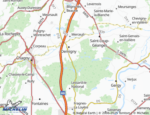 Carte MICHELIN Bois Bouton - ViaMichelin