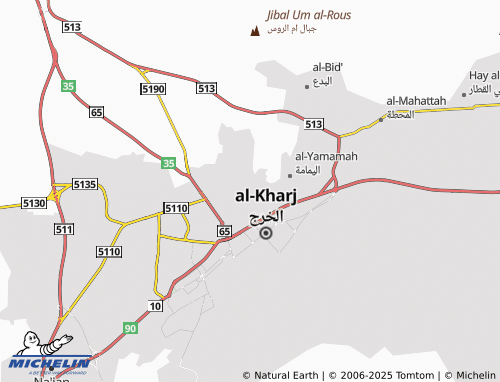 MICHELIN Al Yamamah District map - ViaMichelin