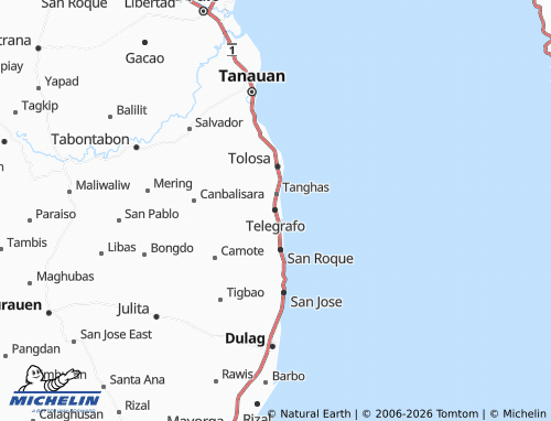 MICHELIN Telegrafo map - ViaMichelin