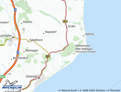 MICHELIN Guttau map - ViaMichelin