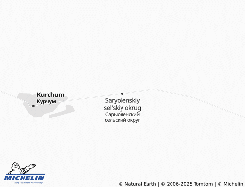 MICHELIN Saryolenskiy sel'skiy okrug map - ViaMichelin