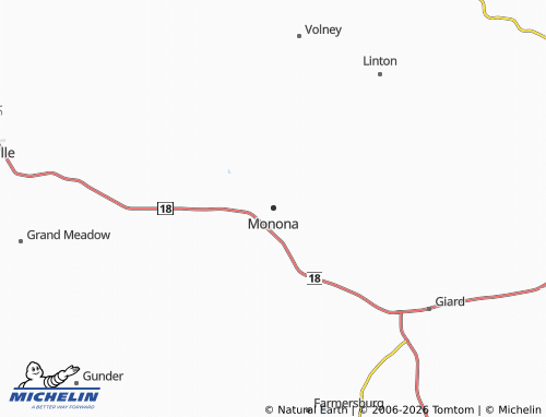 Carte MICHELIN Monona - ViaMichelin