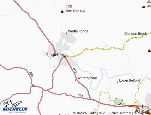 MICHELIN Clydesdale map - ViaMichelin