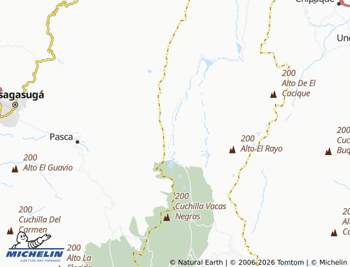 MICHELIN Chisacá map - ViaMichelin