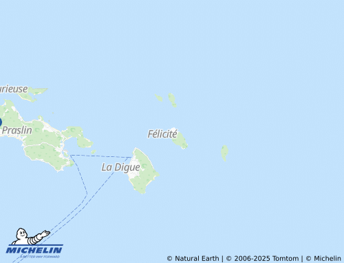 MICHELIN Félicité map - ViaMichelin