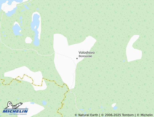 MICHELIN Voloshovo map - ViaMichelin