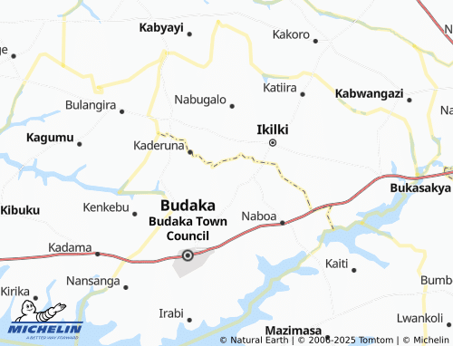 MICHELIN Kabuna map - ViaMichelin