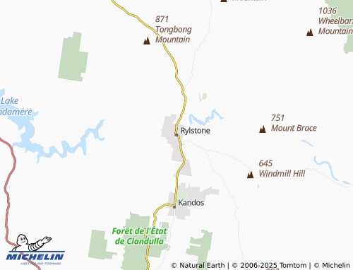 Carte MICHELIN Rylstone - ViaMichelin