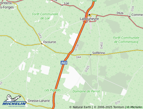 MICHELIN Cap-de-Pin map - ViaMichelin