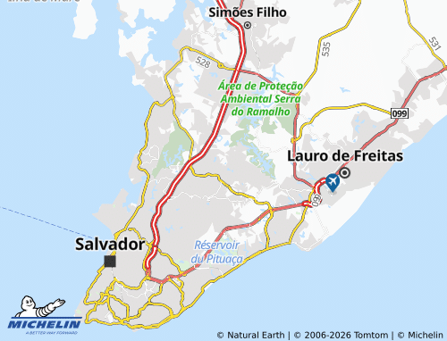 MICHELIN Cajazeiras map - ViaMichelin