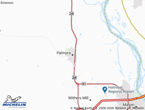 Mapa MICHELIN Palmyra - ViaMichelin