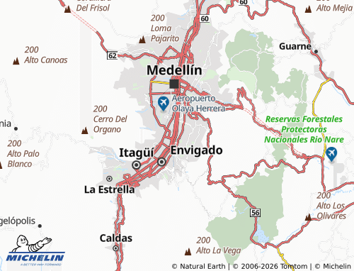 Carte MICHELIN La Aguacatala - ViaMichelin