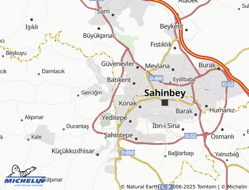 MICHELIN Osmangazi map - ViaMichelin