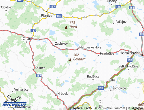 MICHELIN Letovy map - ViaMichelin