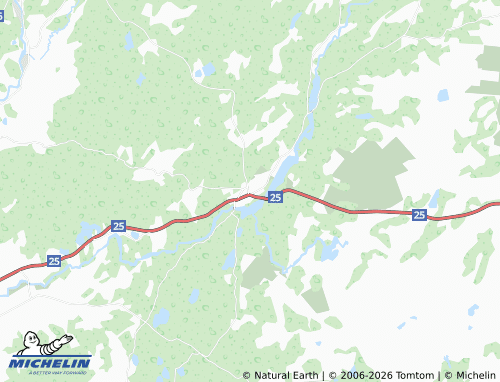 MICHELIN Simlångsdalen map - ViaMichelin