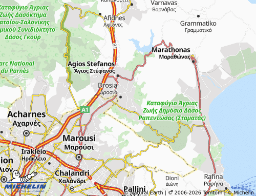 Mapa MICHELIN Rodopoli - ViaMichelin