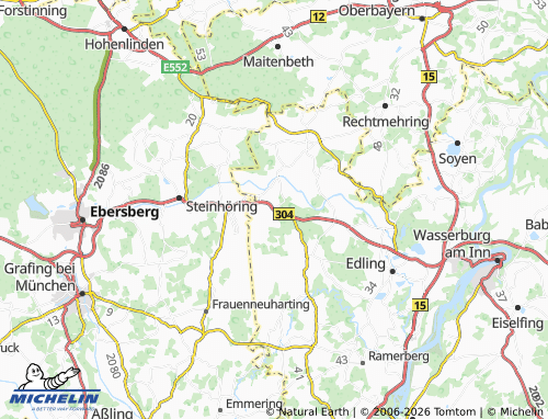 MICHELIN Forsting map - ViaMichelin