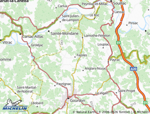 Mappa MICHELIN Fajoles - ViaMichelin