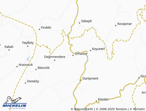 MICHELIN Orhanlar map - ViaMichelin