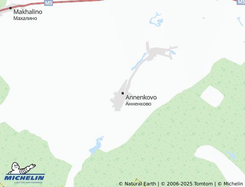 MICHELIN Annenkovo map - ViaMichelin