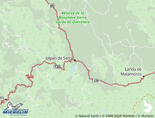 MICHELIN La Cruz map - ViaMichelin