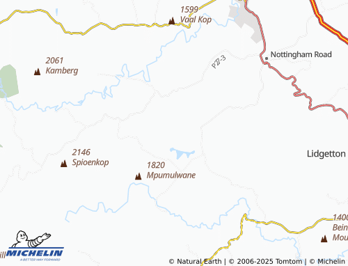 MICHELIN Fort Nottingham map - ViaMichelin