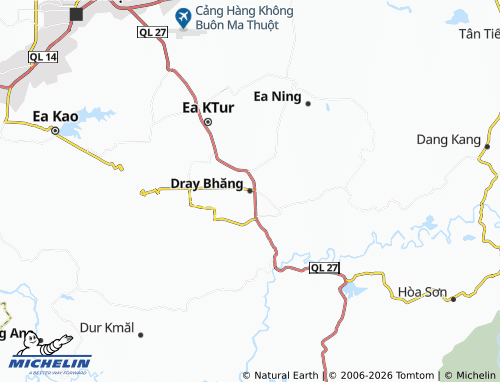 MICHELIN Cư Kuin map - ViaMichelin