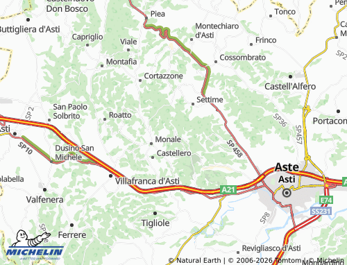 Mappa MICHELIN Montegrosso - ViaMichelin