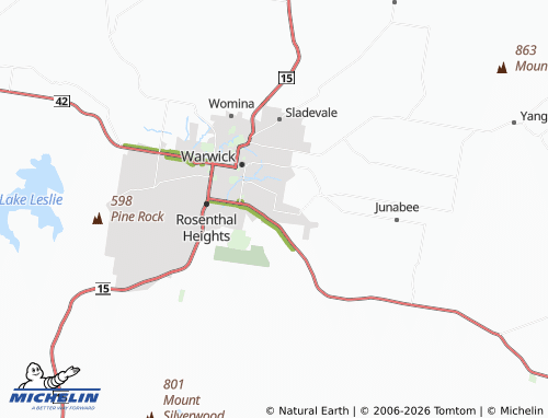 MICHELIN-Landkarte Canningvale - ViaMichelin