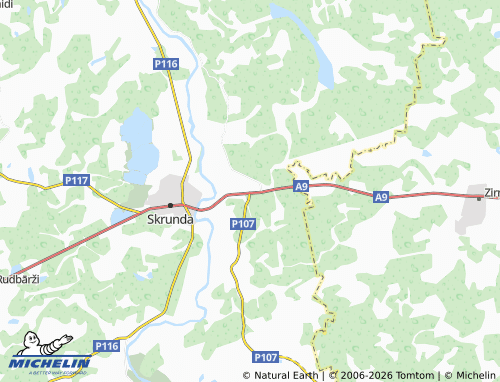 Mapa MICHELIN Ciecere - ViaMichelin