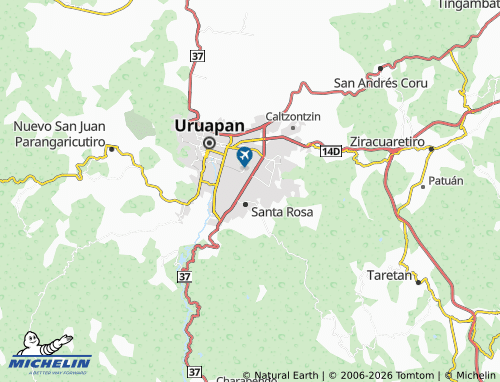 MICHELIN Mapeco map - ViaMichelin