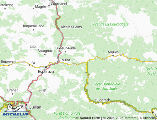 Mappa MICHELIN Cassaignes - ViaMichelin