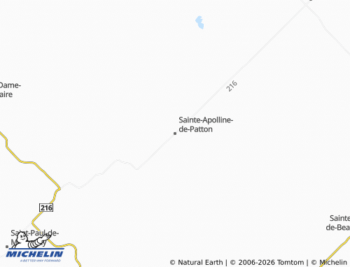 MICHELIN Sainte-Apolline-de-Patton map - ViaMichelin