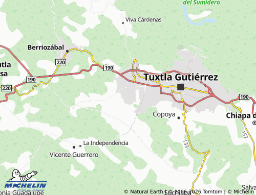 Kaart MICHELIN Alianza Popular - ViaMichelin