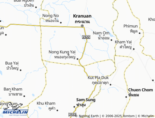 MICHELIN Nong Kung Yai map - ViaMichelin
