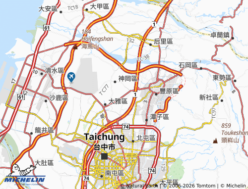 MICHELIN Nioupu map - ViaMichelin