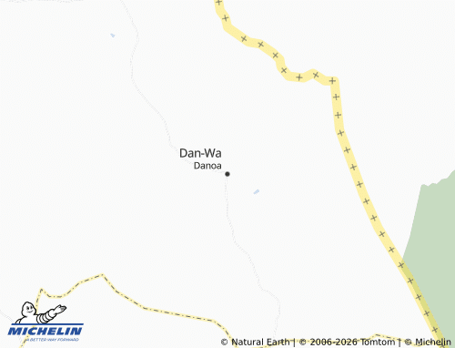 MICHELIN-Landkarte Danoa - ViaMichelin