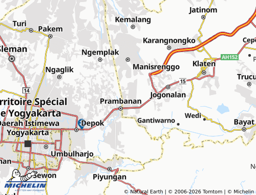 MICHELIN Bugisan map - ViaMichelin